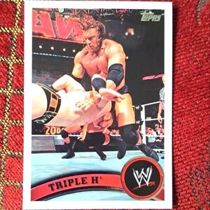 WWE Topps Trading Card - Triple H 2011